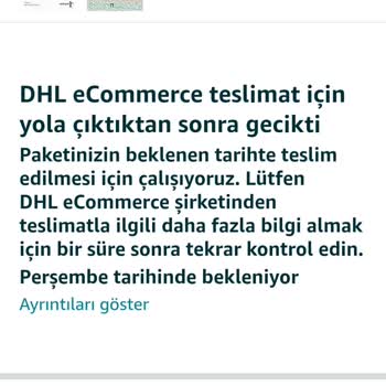 Amazon'da Eski Adrese Yanlış Gönderim, Yeni Adrese Acil Adres Değişikliği Talebi