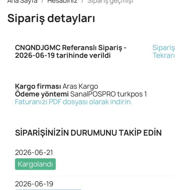 Mate Medikal'de Ödeme Yapılan Sipariş Hakkında Hiç Bilgilendirme Yok