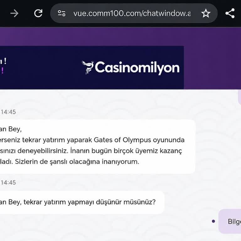 Casino Milyon’da Yönlendirme ve Kayıp İadesi Talebi