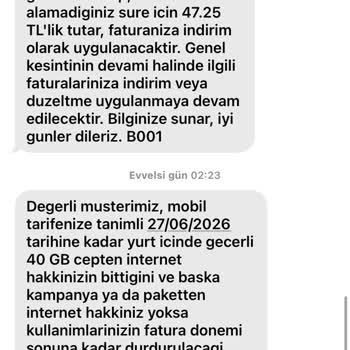 İnternet Kesintisi Ve Sürekli Ertelenen Arıza Nedeniyle Telafi Talebi