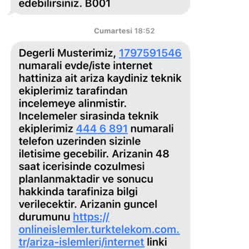 İnternet Kesintisi Ve Sürekli Ertelenen Arıza Nedeniyle Telafi Talebi