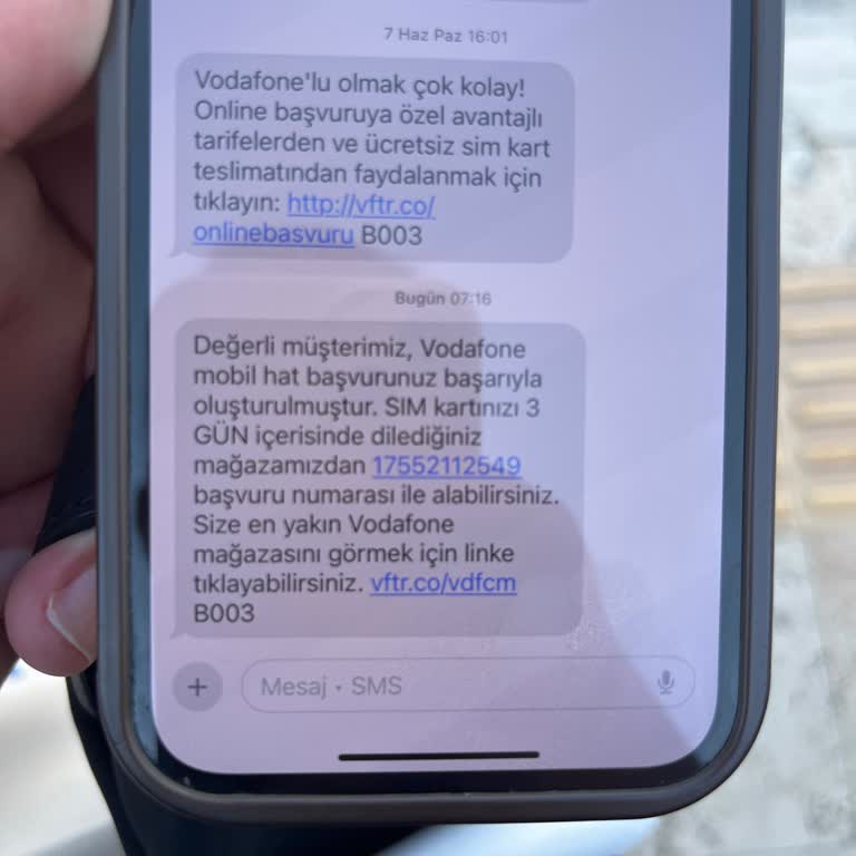 Bodrum Vodafone Şubesinde Kontörlü Hat İçin SIM Kart Verilmeme Ve Kaba Davranış