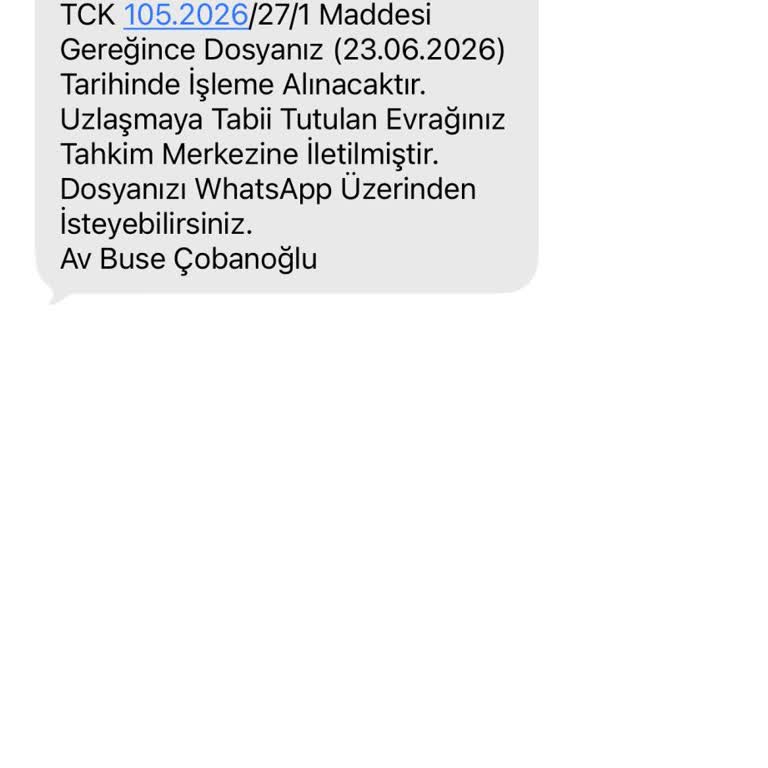 Karaca Hukuk Bürosu SMS'iyle 28 Bin TL Ödeme Zorlaması Ve Tehdit Şikayeti