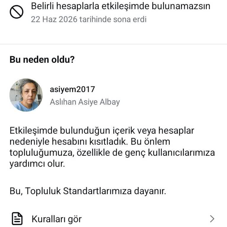 Instagram'da Gece Videolarım Görünürlük Kısıtlaması Ve Yanıtsız Destek