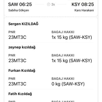 Pegasus'ta Çocuk Kayıt Hatası Ve 15.000 TL'lik Yeni Bilet