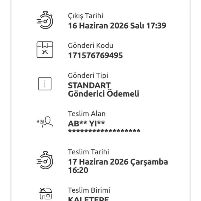 Teslim Edildi Olarak İşaretlenen Kargo Bulunamadı