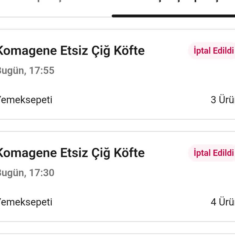 Yemeksepeti Kuponlu Siparişlerim Sürekli İptal Ediliyor