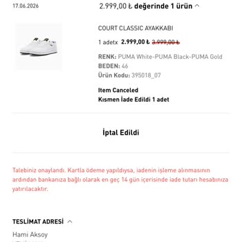 Akbank’tan İptal Edilen 2999 TL İşlemin Geri Ödenmemesi