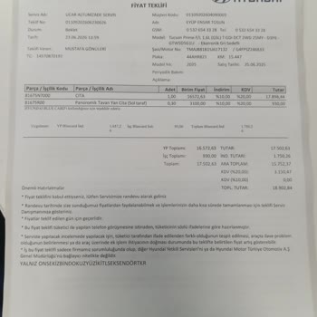Sunroof Fitilinde Deformasyon, Garanti Kapsamı Reddi Ve Ücretsiz Onarım İsteği