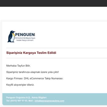 Gönderim Gerçekleşmedi, Takip Numarası Yok, Ücret İadesi Talebi