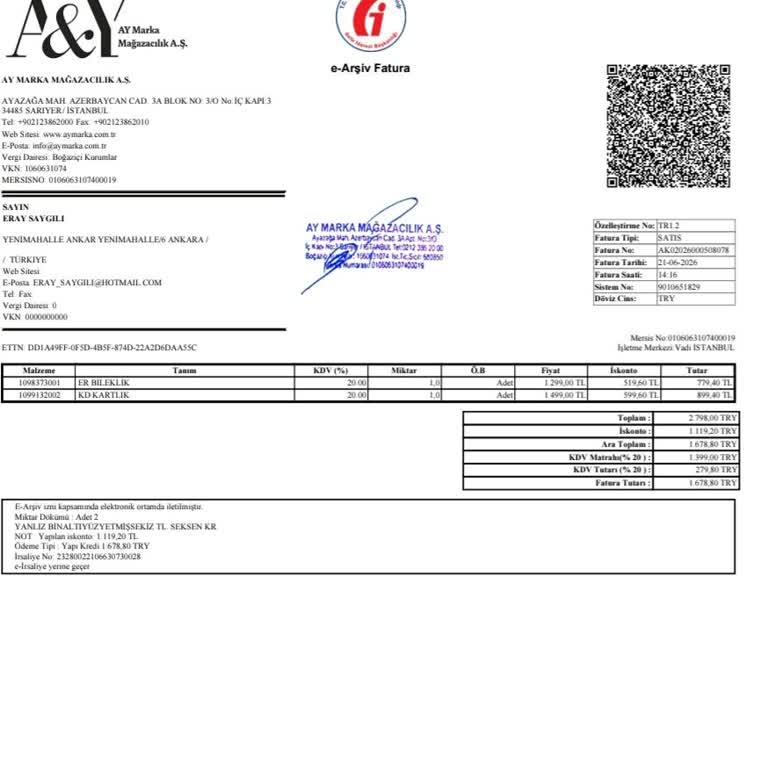 Network Arcadium Şubesinde Hediye Bileklik Değişim Talebinin Göz Ardı Edilmesi