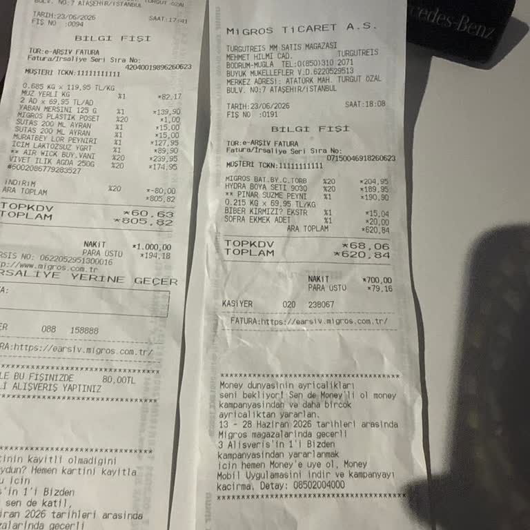 Bodrum Migros Mağazalarında Para Üstü Tam Verilmiyor