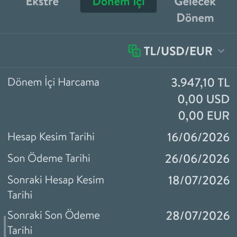 Banka Bilgilendirme Yapmadan Kredi Kartı Kesim Ve Son Ödeme Tarihini Değiştirdi