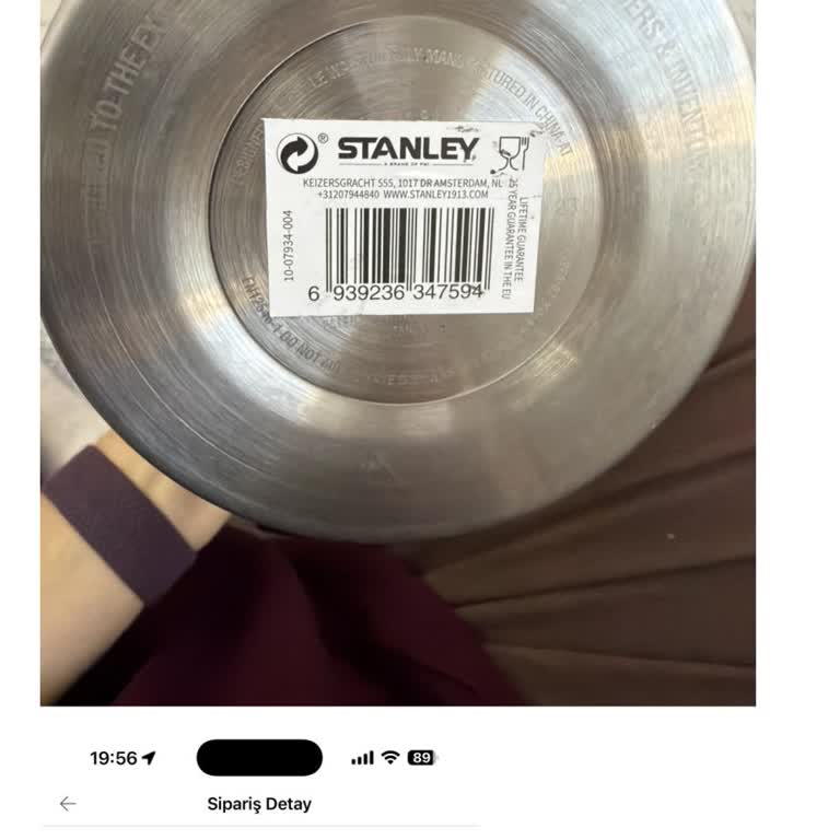 Stanley Termosun Isı Yalıtımı Çalışmıyor Ve Orijinal Değil İade Talebi
