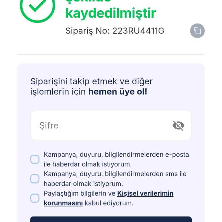 Suavve Design Ödediğim Tutarının Hiçbir Kesinti Yapılmadan Kredi Kartıma İadesini Talep Ediyorum