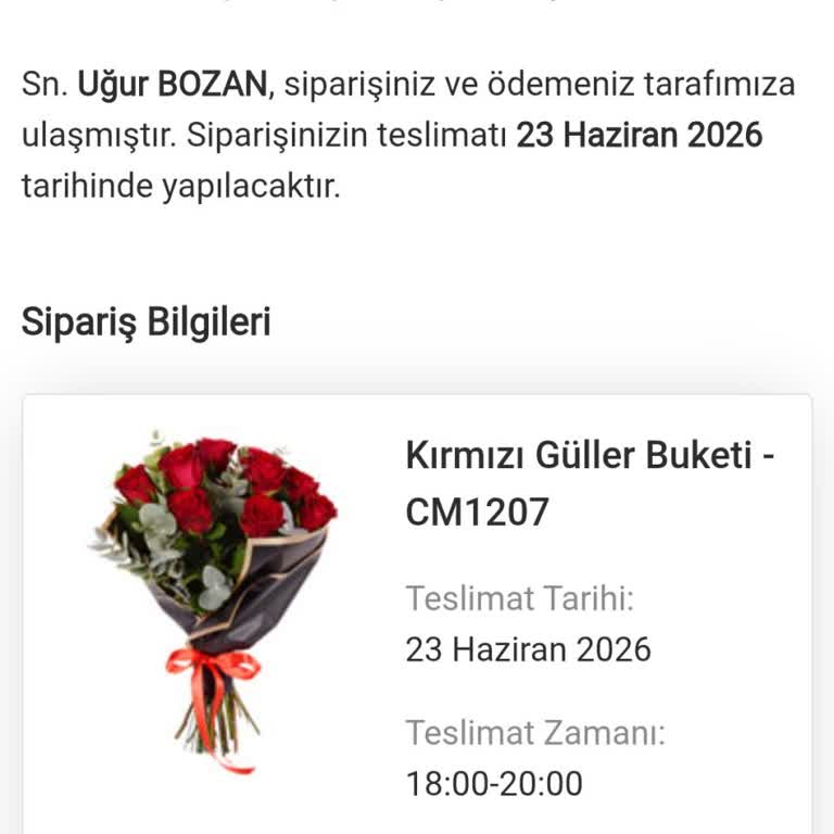 Teslim Edilmeyen Çiçekler Evlilik Yıldönümünde Güven Sarsıldı Ve İade Bekleniyor