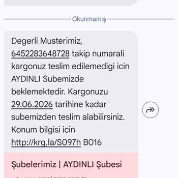 Aras Kargo’da Gerçek Teslimat Olmadan “Adreste Yok” Kaydı
