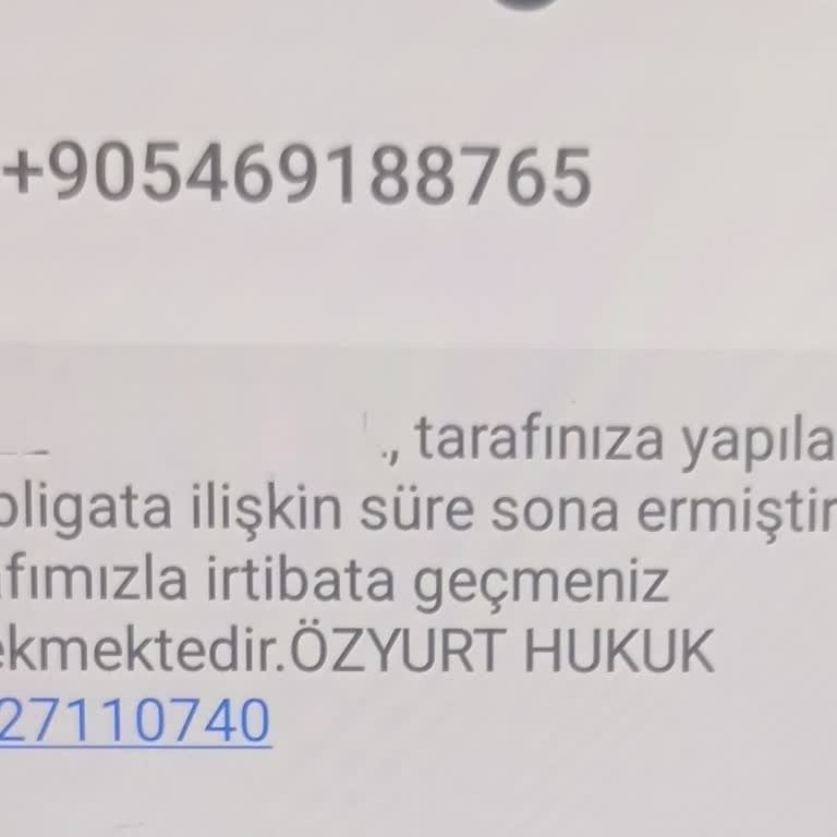 Eşimin Telefonuna Ait Olmayan Hukuki SMS'ler Ve Kayıtların Silinmesi Talebi