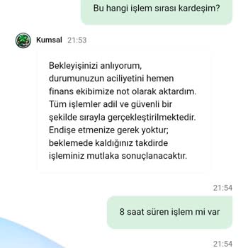 48.000 TL Çekim Talebimin İşleme Alınmaması Ve Destek Eksikliği