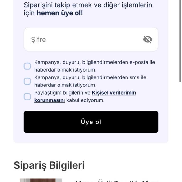 Kargoya Verilmeyen Tesettür Mayolar İçin Ücret İadesi Talebi