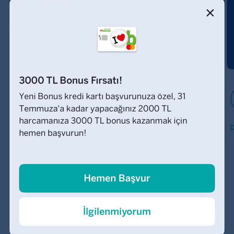 Mobil Uygulamadaki Bonus Kampanyası Hakkında Yanıltıcı Bilgi Ve Başvuru İptali Talebi