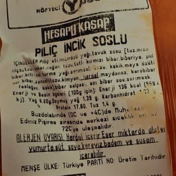Köfteci Yusuf Geçmiş Son Kullanma Tarihli Tavuk İncik, Sağlık Tehlikesi Ve İade Reddi