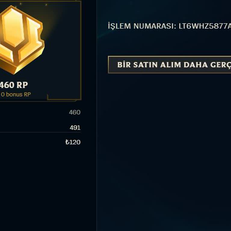 Firavunstore Ödenen 325 TL Karşılığında 2000 RP Alınmadı, Sadece 400 RP Geldi