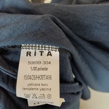 Keten Karışımlı İddiası Gerçekte %100 Polyester Ve Üzerinde Yanlış Marka