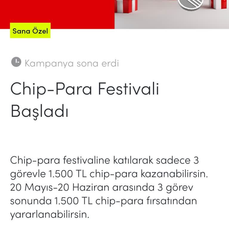 Kampanya Şartlarını Yerine Getirdiğimde Chip Para Hesabıma Yüklenmedi