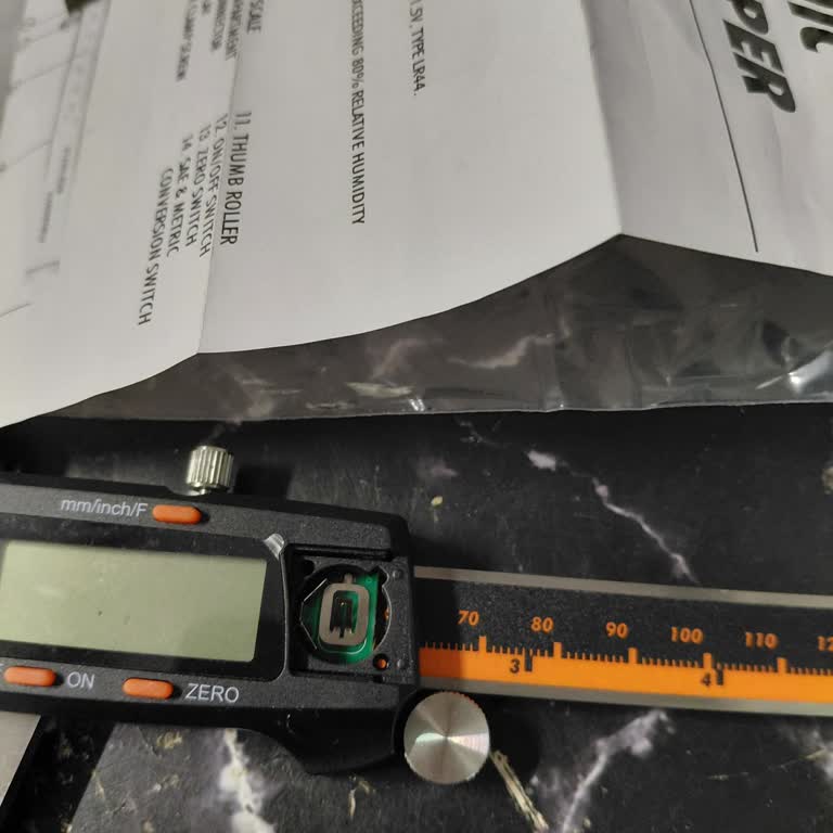 Missing Calliper Battery And Battery Cover And Screws