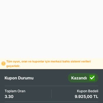 Maç Başladıktan Sonra Bahisimin İptali Hakkında Adil Çözüm Talebi