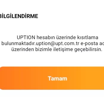 Uption Bank Hesabım Açılmadan Bloke Edildi Ve Açıklama Gelmedi