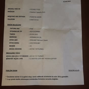 Ayakkabı Astarı Yırtıldı, Mağaza Değişim Reddetti Ve Kullanıcı Hatası İddia Etti