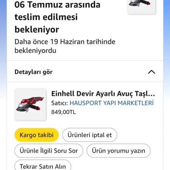 Kargo Teslim Edilmedi, Amazon'dan Açıklama Bekliyorum