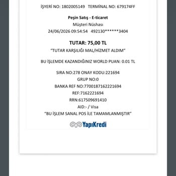 World Gold Kredi Kartımda Yetkisiz 75 TL İşlem İptali Ve İade Talebi