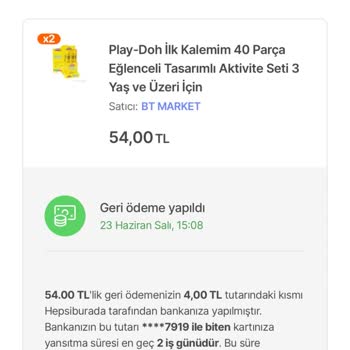 Ürün Açıklaması Yanıltıcı, Eksik Gönderildi; Kupon Anında Kullanılamaz