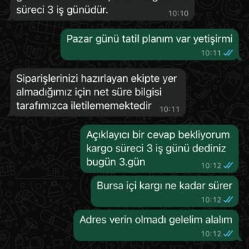 Siparişim 3 İş Gününde Kargoya Verilmedi, Müşteri Hizmetleri Bilgi Ve Çözüm Sunamıyor