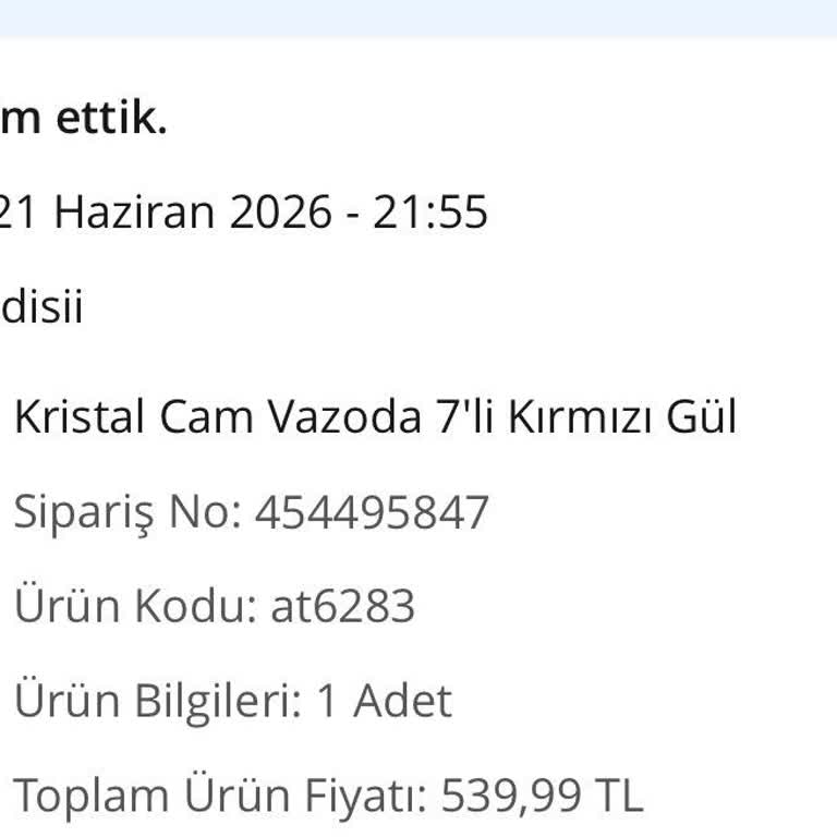 Çiçek Sepeti Teslim Edilmediği İddia Edilen Çiçek Sepeti Siparişinde Yanıltıcı Teslimat Bildirimi