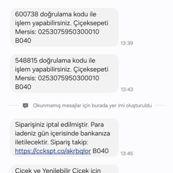 Çiçek Sepeti Kredi Kartı İadesi Gecikiyor ve Müşteri Hizmetlerine Ulaşılamıyor