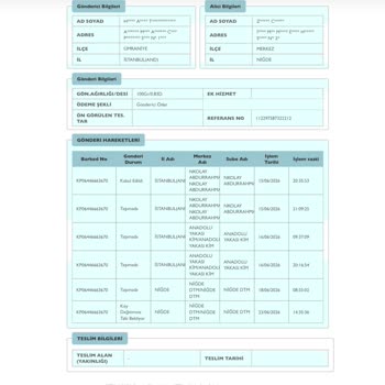 PTT Kargo Geciken Teslimatlar Niğde Şubesinde Dağıtıma Çıkarılmadı
