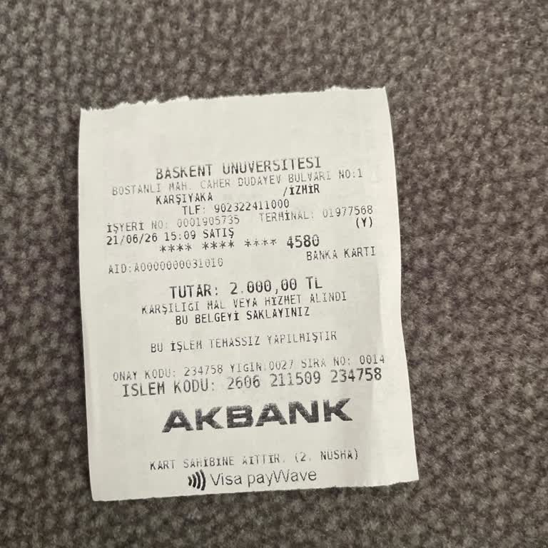 Başkent Üniversitesi Acil Serviste Basit Pansuman İçin Yüksek Ücret İadesi Talebi