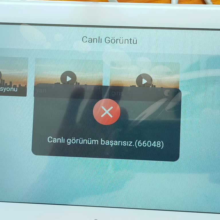 Hikvision Kapı Diyafon Monitöründe IP Kamera Görüntüsü Çıkmıyor Ve Hata 66048