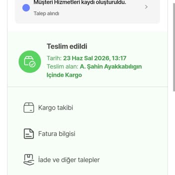 Teslim Edildi Görünen Ancak Elime Ulaşmayan Kargo