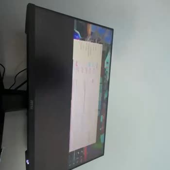 MSI Monitörümde Çizgili Ekran Ve Cevapsız Müşteri Hizmeti