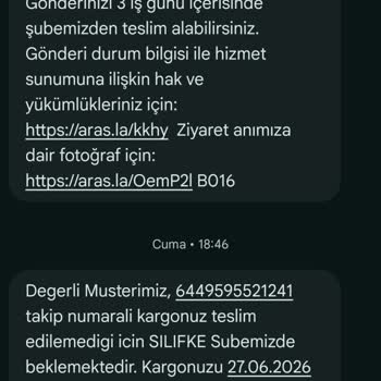 Teslim Edilmemiş Kargo Yanıltıcı Bilgilendirmeyle Gösterildi