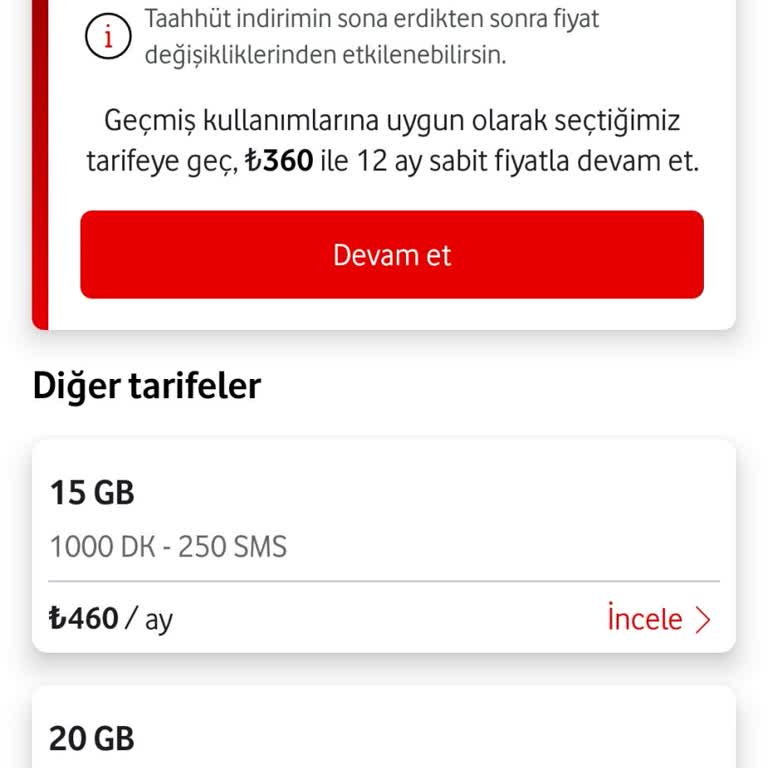 300% Fiyat Artışıyla Mağdur Olan Vodafone Müşterisi