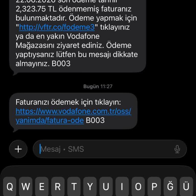 Vodafone Yanlış Ücret Bilgilendirmesi Nedeniyle Cayma Bedelinin İptali