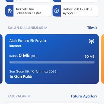 Turkcell Tarafından Yetkisiz Ek İnternet Paketi Ve Aşırı Veri Tüketimi