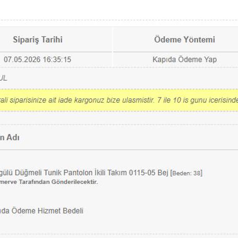 İade Ücretimin Gecikmesi Ve Müşteri Hizmetlerinden Yanıt Alamama