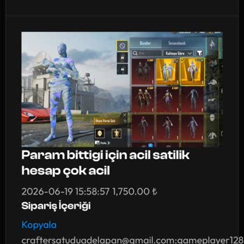 Yanıltıcı Reklam Ve Cevapsız Müşteri Hizmetleri Nedeniyle 1.750 TL'lik PUBG Hesabım İadesi Talebi